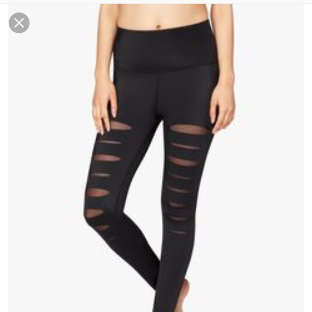 Beyond Yoga Dashing Slashes Leggings NWT - Picture 3 of 4